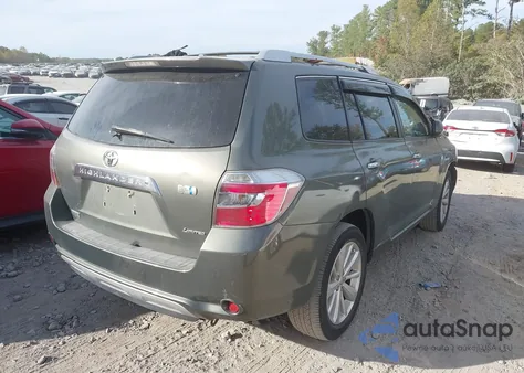 2010 Toyota Highlander Hybrid Limited V6 from USA, damaged, VIN JTEJW3EHXA2037996